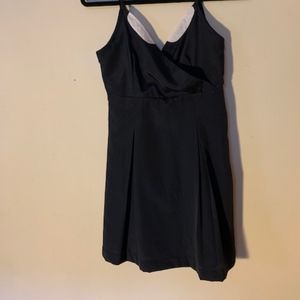 Sexy satin black Mini dress